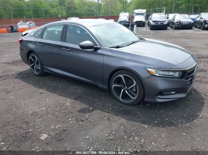 2018 Honda Accord Sport VIN: 1HGCV1F34JA087596 Lot: 39377209