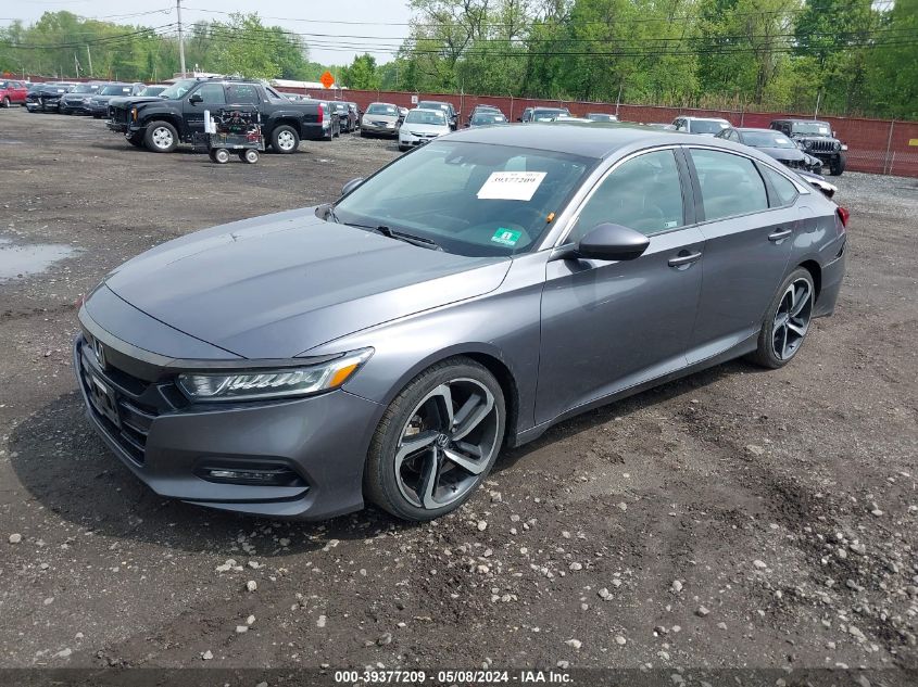 2018 Honda Accord Sport VIN: 1HGCV1F34JA087596 Lot: 39377209