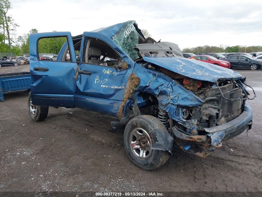 2005 Dodge Ram 2500 Slt/Laramie VIN: 3D7KS28C15G758600 Lot: 39377219