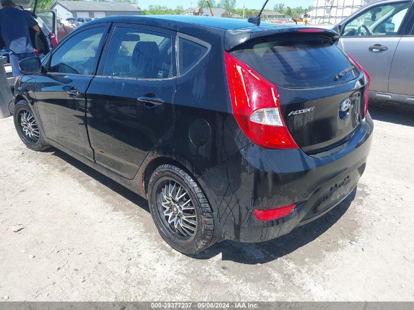 2013 Hyundai Accent Se VIN: KMHCU5AE2DU093137 Lot: 39377237