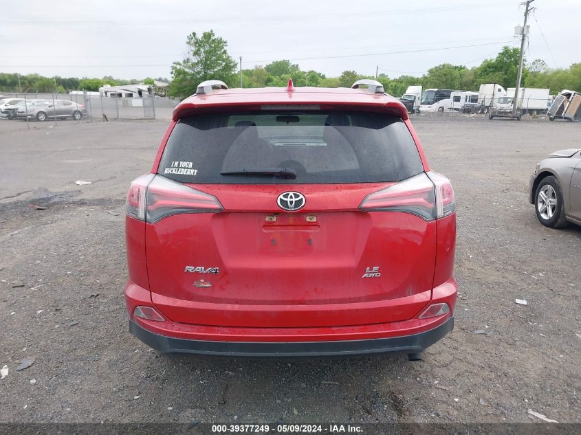 2016 Toyota Rav4 Le VIN: JTMBFREVXGJ095221 Lot: 39377249