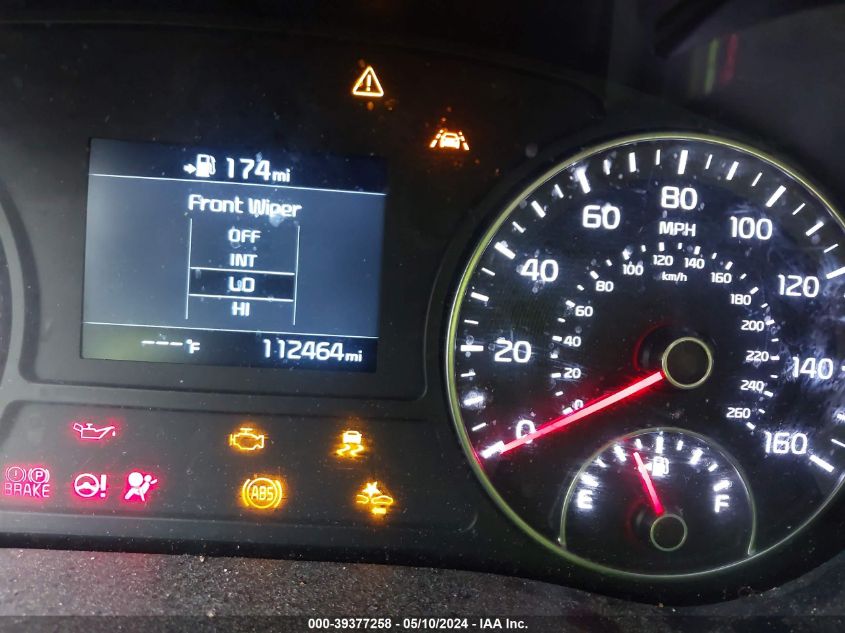 2020 Kia Optima Lx VIN: 5XXGT4L35LG440494 Lot: 39377258