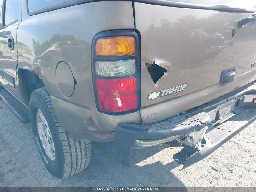 2004 Chevrolet Tahoe Ls VIN: 1GNEC13V54J301803 Lot: 39377281