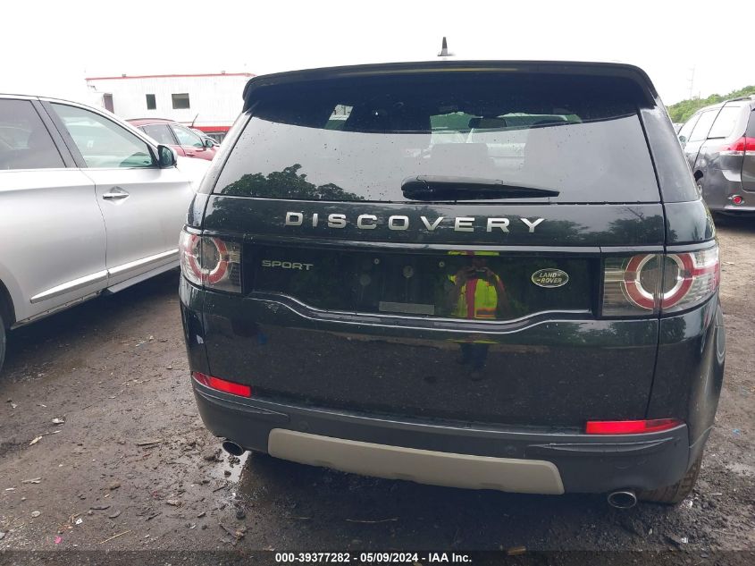 2016 Land Rover Discovery Sport Hse VIN: SALCR2BG6GH574941 Lot: 39377282