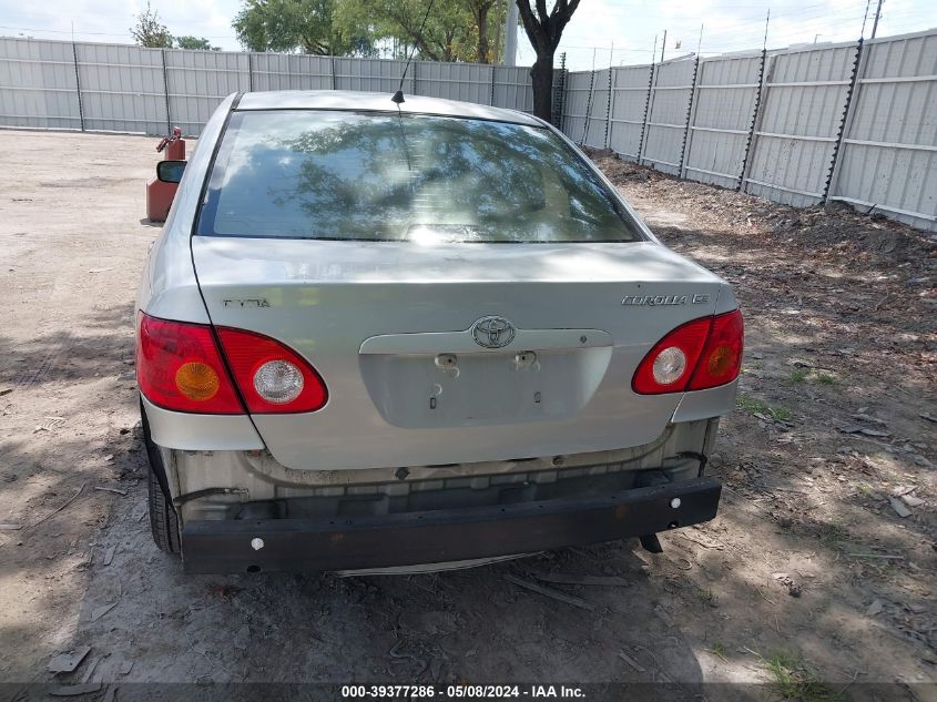 2003 Toyota Corolla Ce VIN: JTDBR32E830040579 Lot: 39377286