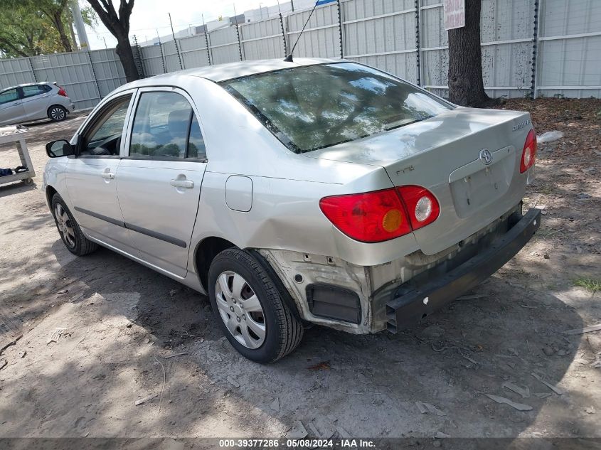 2003 Toyota Corolla Ce VIN: JTDBR32E830040579 Lot: 39377286