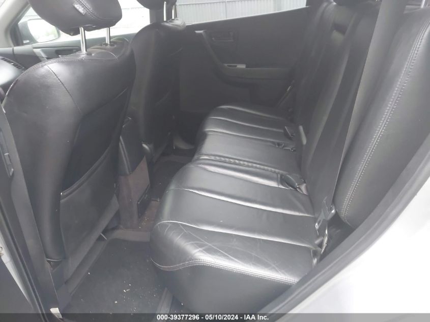 2004 Nissan Murano Se VIN: JN8AZ08W34W340253 Lot: 39377296