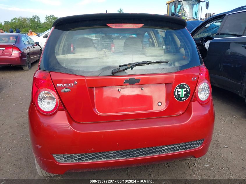 2010 Chevrolet Aveo Lt VIN: KL1TD6DE7AB126458 Lot: 39377297