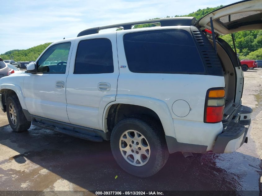 2006 Chevrolet Tahoe Z71 VIN: 1GNEK13Z86R125369 Lot: 39377306