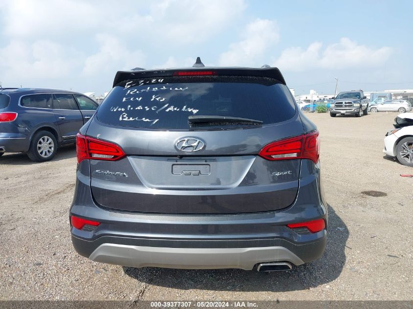 2017 Hyundai Santa Fe Sport 2.4L VIN: 5XYZU3LB3HG490188 Lot: 39377307