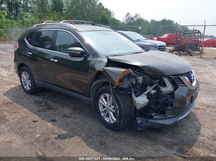 2015 Nissan Rogue Sv VIN: KNMAT2MT7FP505819 Lot: 39377327