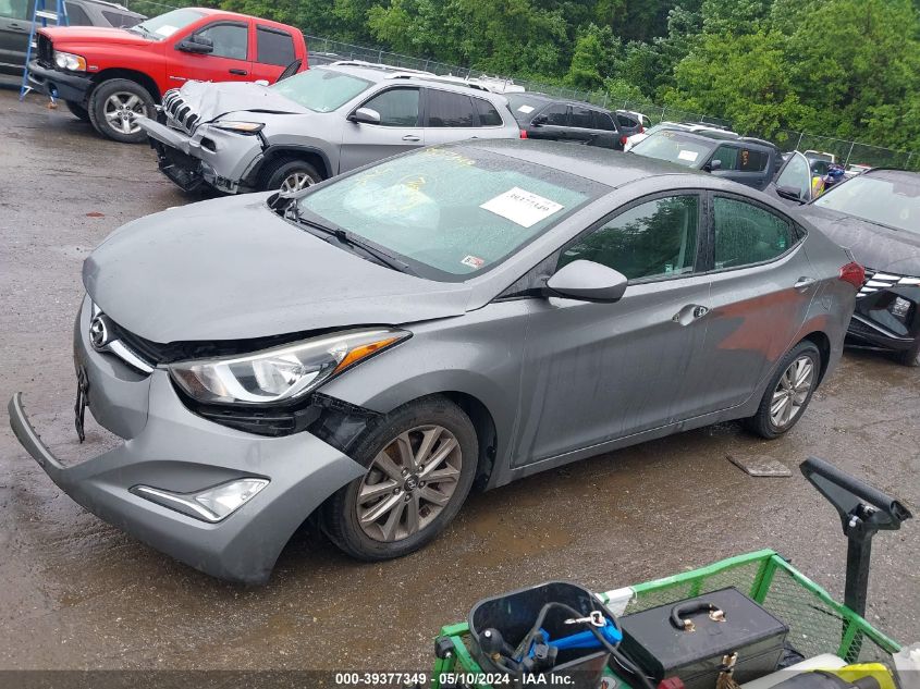 2014 Hyundai Elantra Se VIN: 5NPDH4AE4EH507716 Lot: 39377349