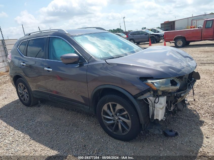 2016 Nissan Rogue Sl VIN: 5N1AT2MV0GC786111 Lot: 39377354