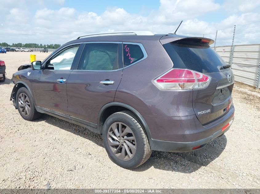 2016 Nissan Rogue Sl VIN: 5N1AT2MV0GC786111 Lot: 39377354