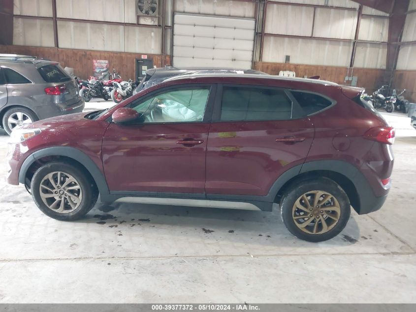 2018 Hyundai Tucson Sel VIN: KM8J3CA49JU643712 Lot: 39377372