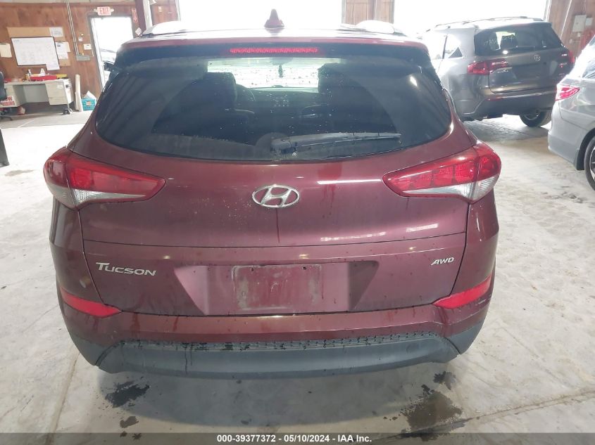 2018 Hyundai Tucson Sel VIN: KM8J3CA49JU643712 Lot: 39377372