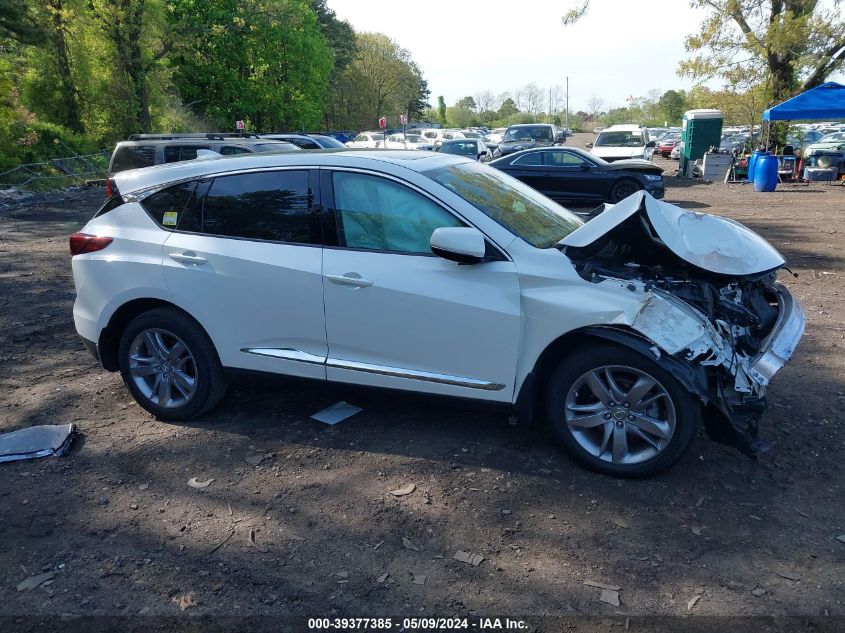 2019 Acura Rdx Advance Package VIN: 5J8TC2H75KL007742 Lot: 39377385