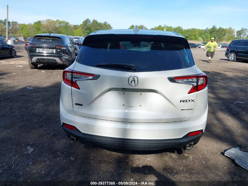 2019 Acura Rdx Advance Package VIN: 5J8TC2H75KL007742 Lot: 39377385