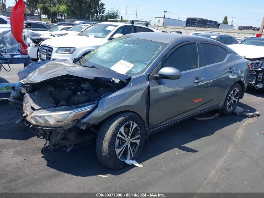 2020 Nissan Sentra Sv Xtronic Cvt VIN: 3N1AB8CV8LY219161 Lot: 39377390