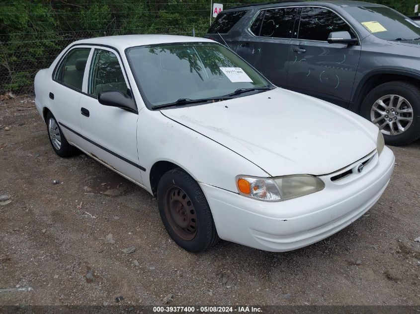 2000 Toyota Corolla Ce VIN: 2T1BR12E0YC352123 Lot: 39377400