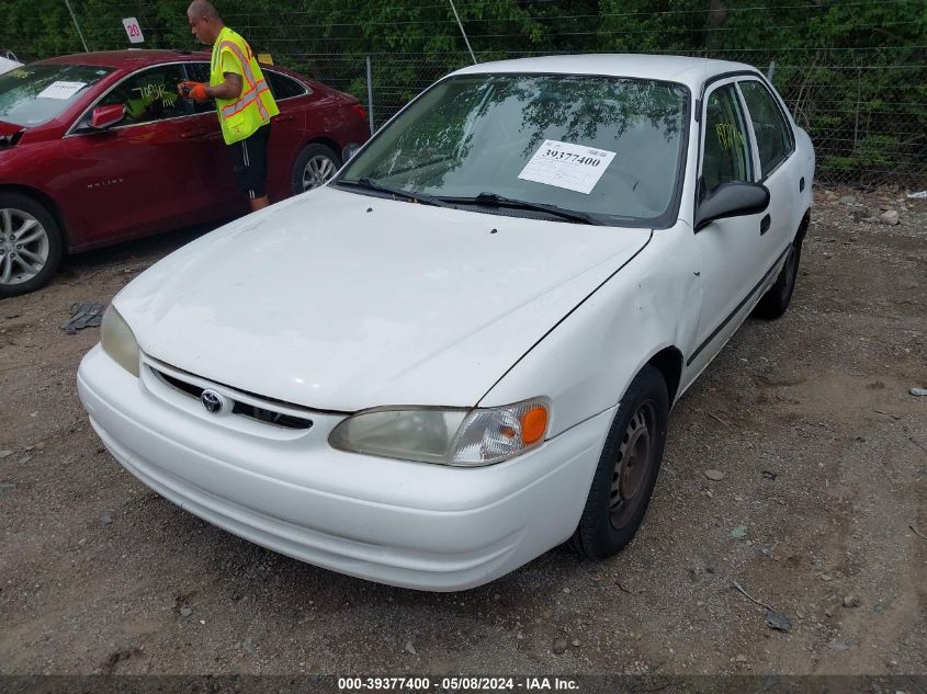 2000 Toyota Corolla Ce VIN: 2T1BR12E0YC352123 Lot: 39377400