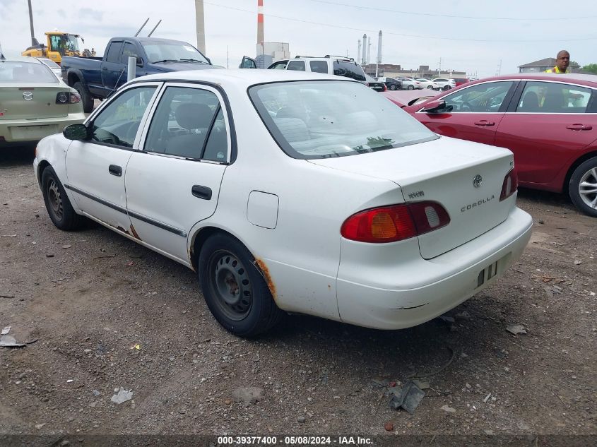 2000 Toyota Corolla Ce VIN: 2T1BR12E0YC352123 Lot: 39377400