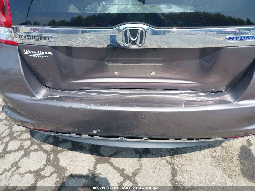 2013 Honda Insight Lx VIN: JHMZE2H59DS003637 Lot: 39377403