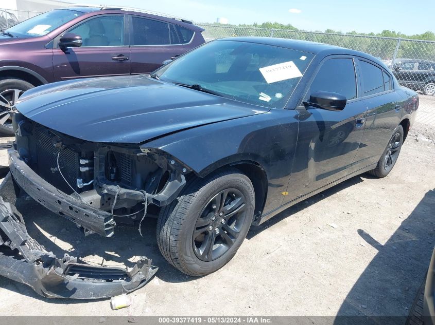 VIN 2C3CDXBGXKH655080 2019 DODGE CHARGER SXT RWD