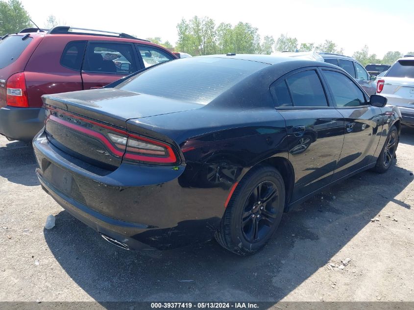 VIN 2C3CDXBGXKH655080 2019 DODGE CHARGER SXT RWD