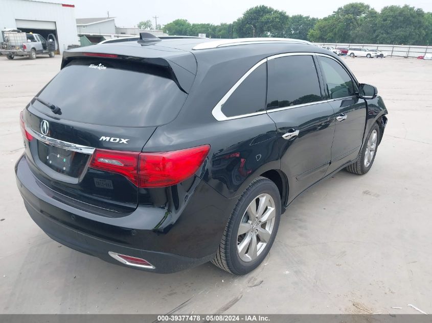 2015 Acura Mdx Advance Pkg W/Entertainment Pkg VIN: 5FRYD3H86FB003934 Lot: 39377478