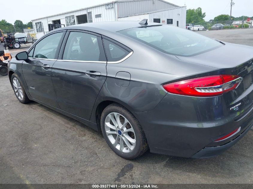 2019 Ford Fusion Hybrid Se VIN: 3FA6P0LUXKR116612 Lot: 39377481