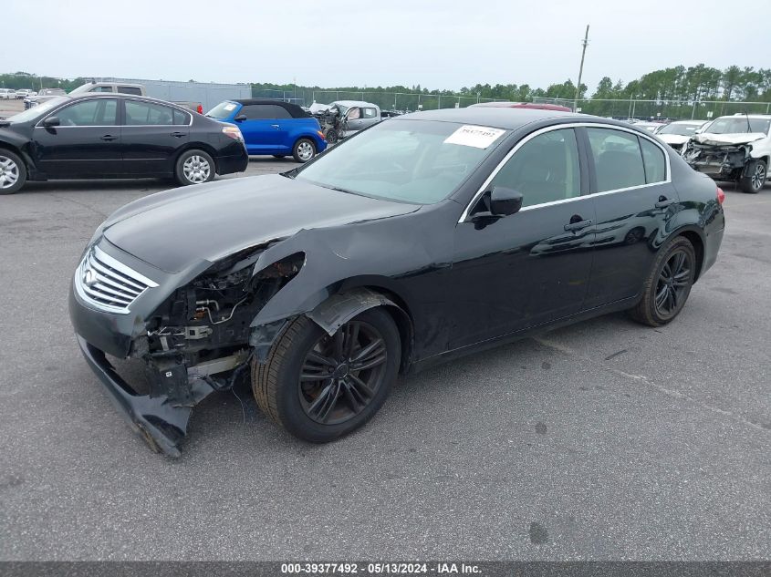 2010 Infiniti G37 VIN: JN1CV6AP0AM403986 Lot: 39377492