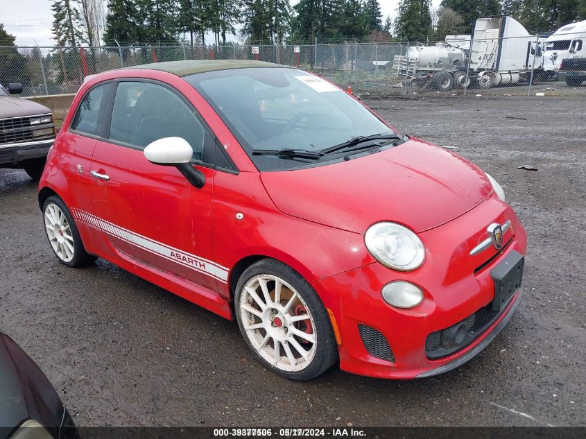 2013 Fiat 500C Abarth VIN: 3C3CFFJH6DT745884 Lot: 39377506