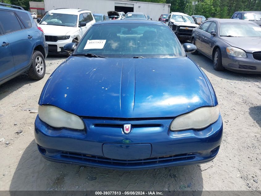 2005 Chevrolet Monte Carlo Ls VIN: 2G1WW12E59152957 Lot: 39377513