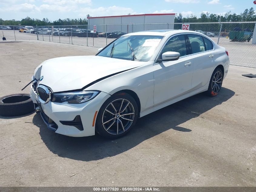 2020 BMW 330I VIN: 3MW5R1J07L8B09594 Lot: 39377520