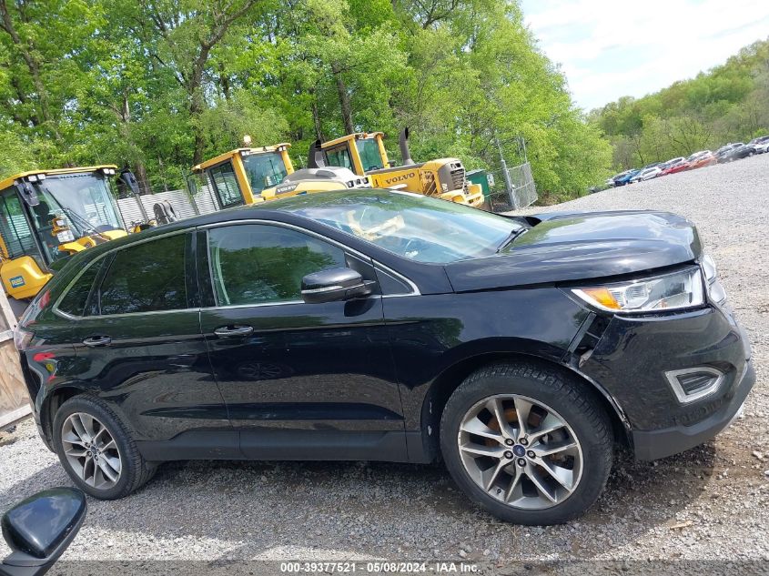 2017 Ford Edge Titanium VIN: 2FMPK4K86HBC52988 Lot: 39377521