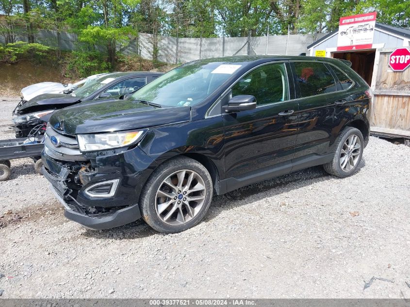 2017 Ford Edge Titanium VIN: 2FMPK4K86HBC52988 Lot: 39377521