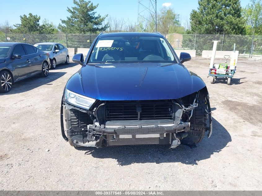 2018 Audi Q5 2.0T Premium/2.0T Tech Premium VIN: WA1ANAFY6J2005910 Lot: 39377545
