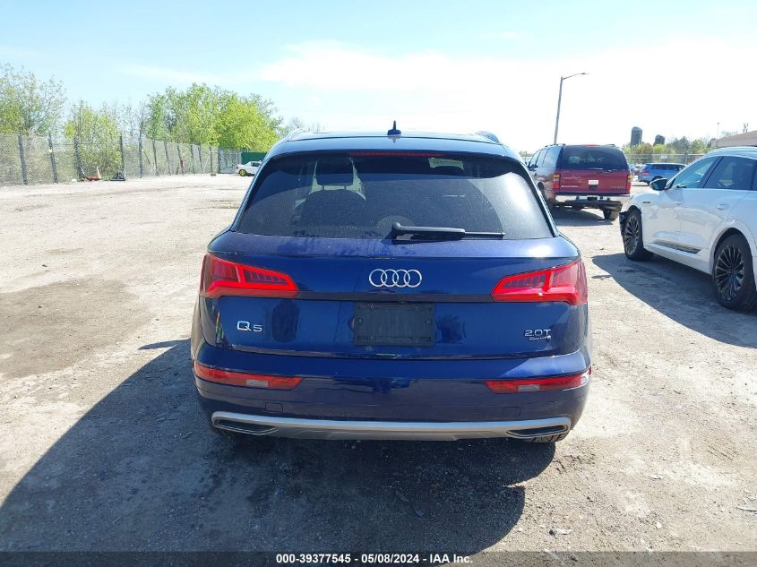 2018 Audi Q5 2.0T Premium/2.0T Tech Premium VIN: WA1ANAFY6J2005910 Lot: 39377545