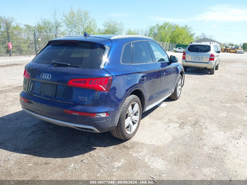 2018 Audi Q5 2.0T Premium/2.0T Tech Premium VIN: WA1ANAFY6J2005910 Lot: 39377545