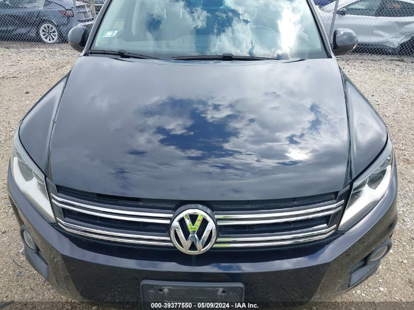 2013 Volkswagen Tiguan Se VIN: WVGBV3AX3DW626597 Lot: 39377550