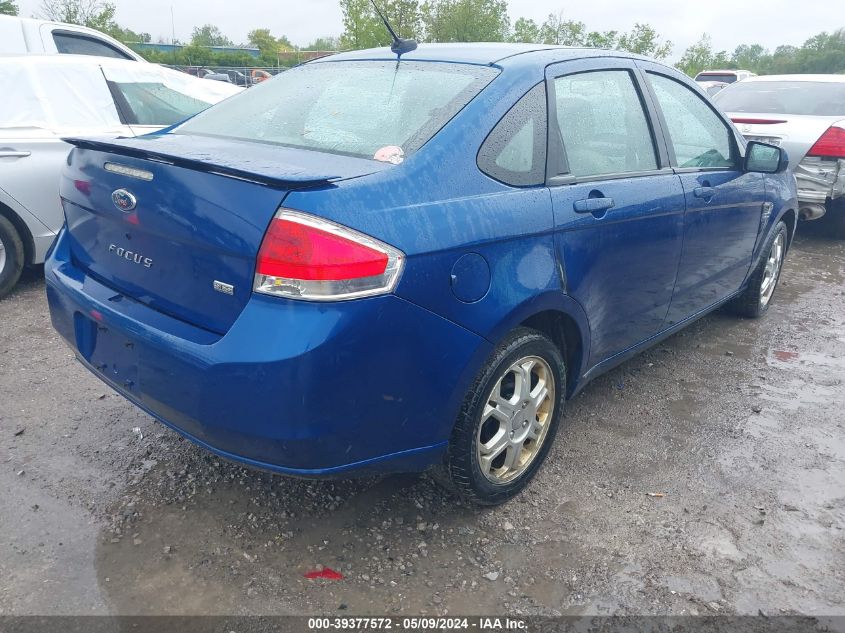 2008 Ford Focus Se/Ses VIN: 1FAHP35N28W136696 Lot: 39377572