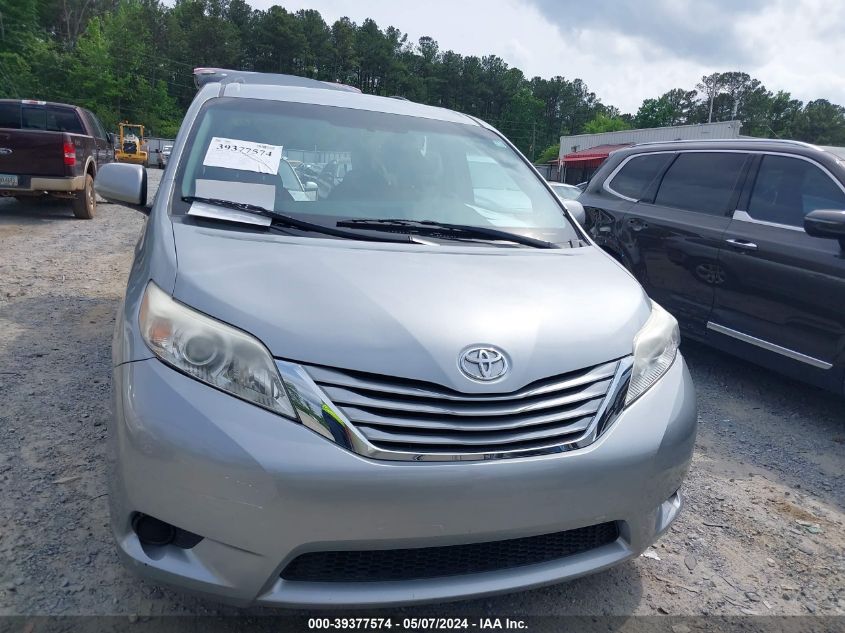 2015 Toyota Sienna Le 8 Passenger VIN: 5TDKK3DC9FS656499 Lot: 39377574