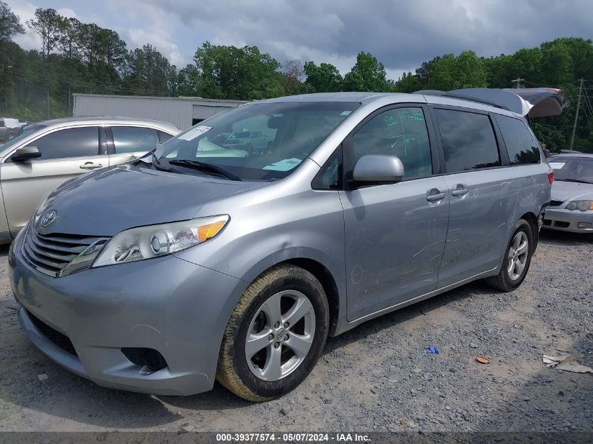 2015 Toyota Sienna Le 8 Passenger VIN: 5TDKK3DC9FS656499 Lot: 39377574