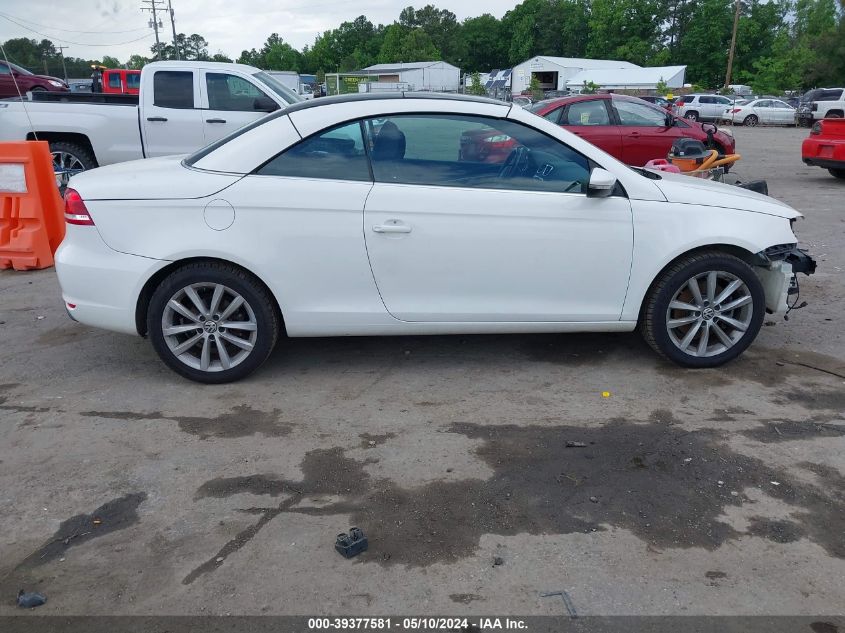 2012 Volkswagen Eos Komfort VIN: WVWBW7AH1CV018826 Lot: 39377581