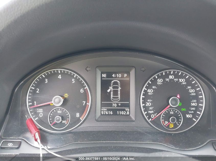 2012 Volkswagen Eos Komfort VIN: WVWBW7AH1CV018826 Lot: 39377581