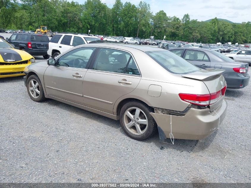 2003 Honda Accord 2.4 Ex VIN: 1HGCM55643A012504 Lot: 39377582