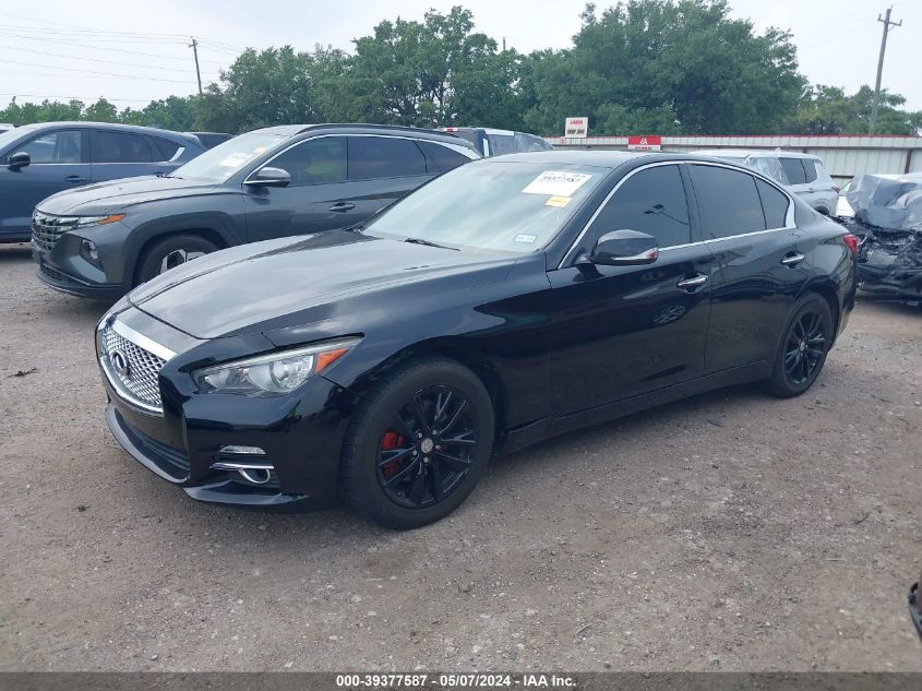 2015 Infiniti Q50 Premium VIN: JN1BV7AP6FM350834 Lot: 39377587