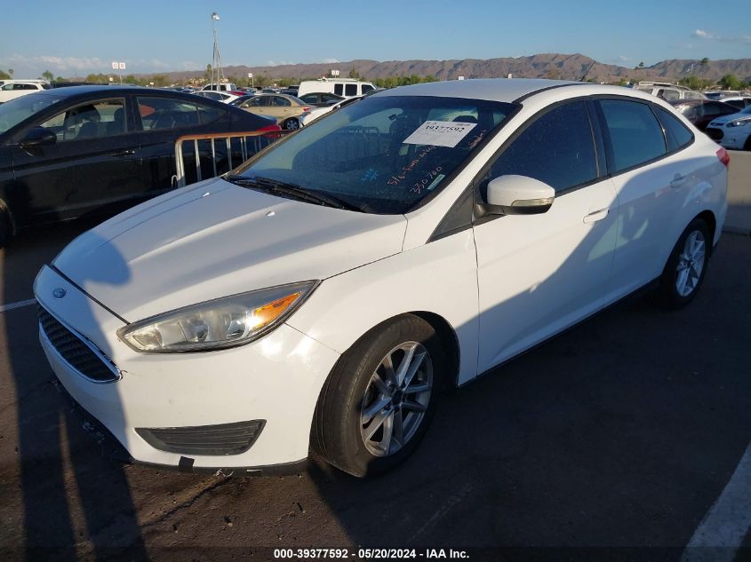 2016 Ford Focus Se VIN: 1FADP3F22GL330700 Lot: 39377592