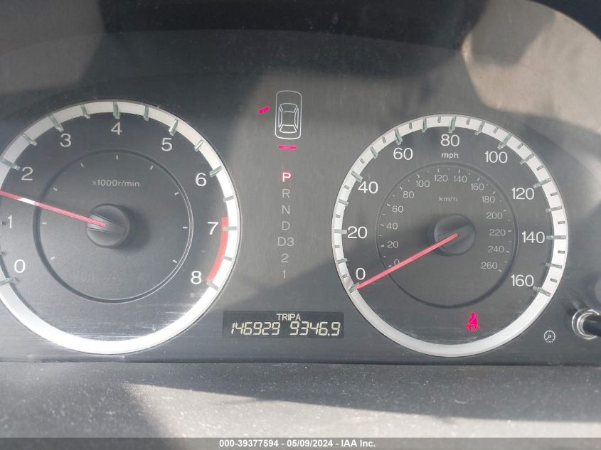 2010 Honda Accord 2.4 Lx-P VIN: 1HGCP2F43AA062942 Lot: 39377594